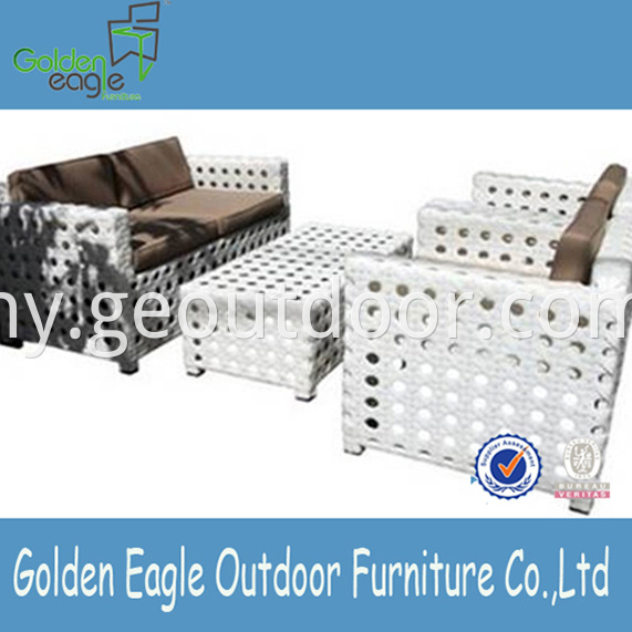 Aluminium Garden Sofa Furniture VIRI Wicker